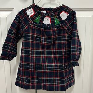 Mudpie Smocked Christmas Dress